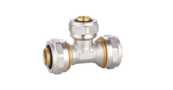 Connettore uguale d'ottone d'ottone del T dei montaggi PF5006 di PEX-AI-PEX