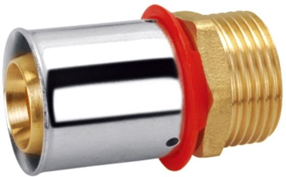 Raccordo a unione maschio in ottone PF3003 Connettore diritto a compressione
