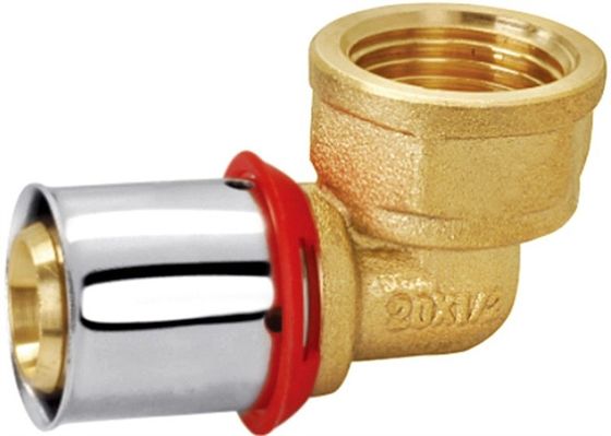 Montaggio di gomito femminile di compressione d'ottone PF3005 16x1/2» 16x3/4» 20x/12 