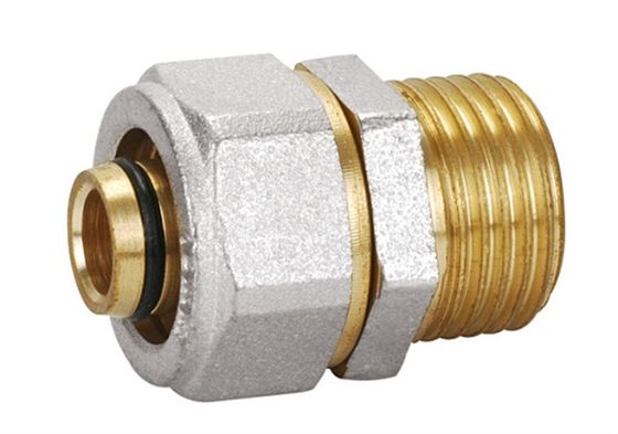 Pex-Al-Pex d'ottone che misura unione diritta maschio PF5002