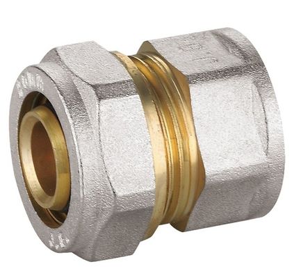 Raccordi in ottone nichelato PF5003 Connettore a unione diritto femmina