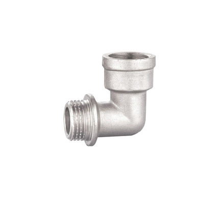 Raccordi in ottone a 90 gradi a gomito 1/2 pollice 3/4 pollici 1 pollice cromato