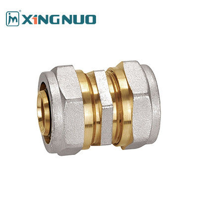 Fittings di compressione in ottone lucidato con maniglia cromata Materiale idraulico di ottone Fittings di compressione di presa Pex