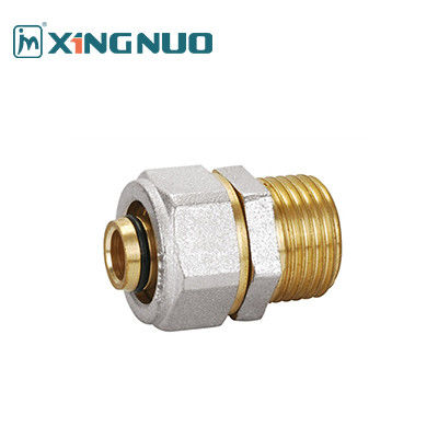 Fitting di compressione in ottone cromato a pressione femminile PEX 16-32MM Fittings PEX ottoni maschili Fittings PEX