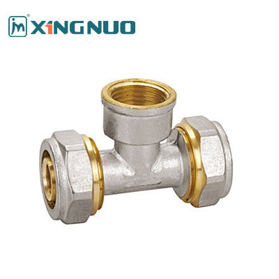 1Mpa Acqua Media di ottone Fittings gomito connessione femminile PEX Fittings 1/2 3/4 1 pollice filato femminile Tee PEX compressione